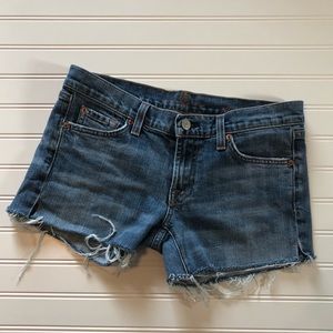 7 For All Mankind cutoff jean shorts 28